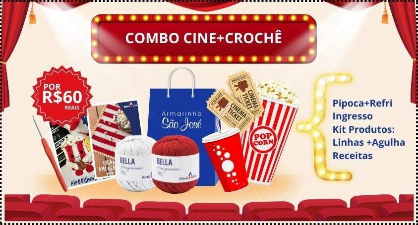 Combo Crochê no Cinema