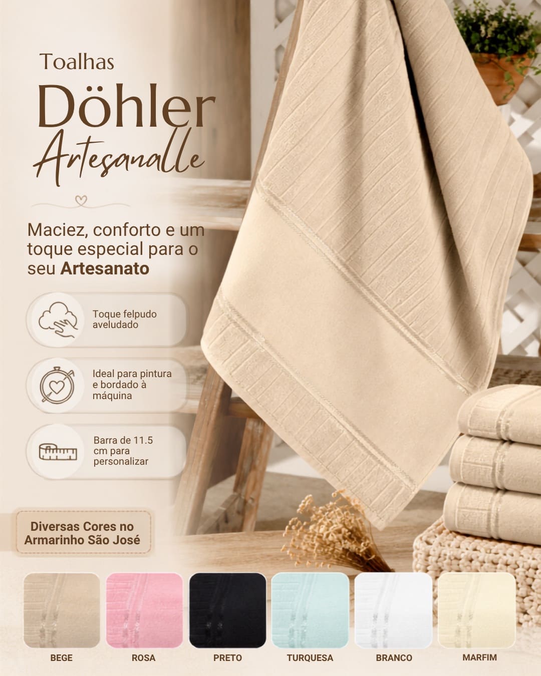 Toalha Artesanalle Döhler – foto 1