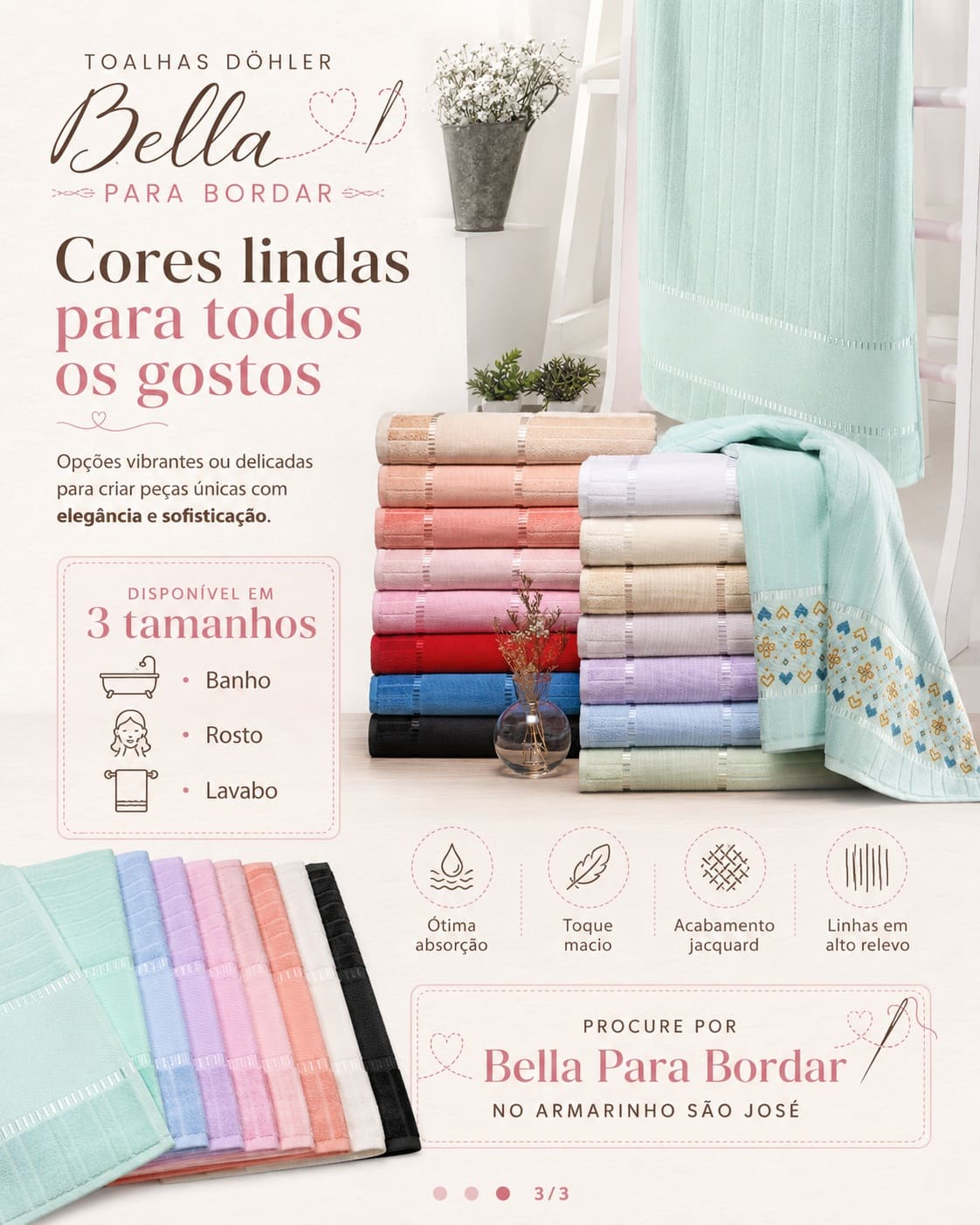 Toalha Velour Bella Döhler – foto 1