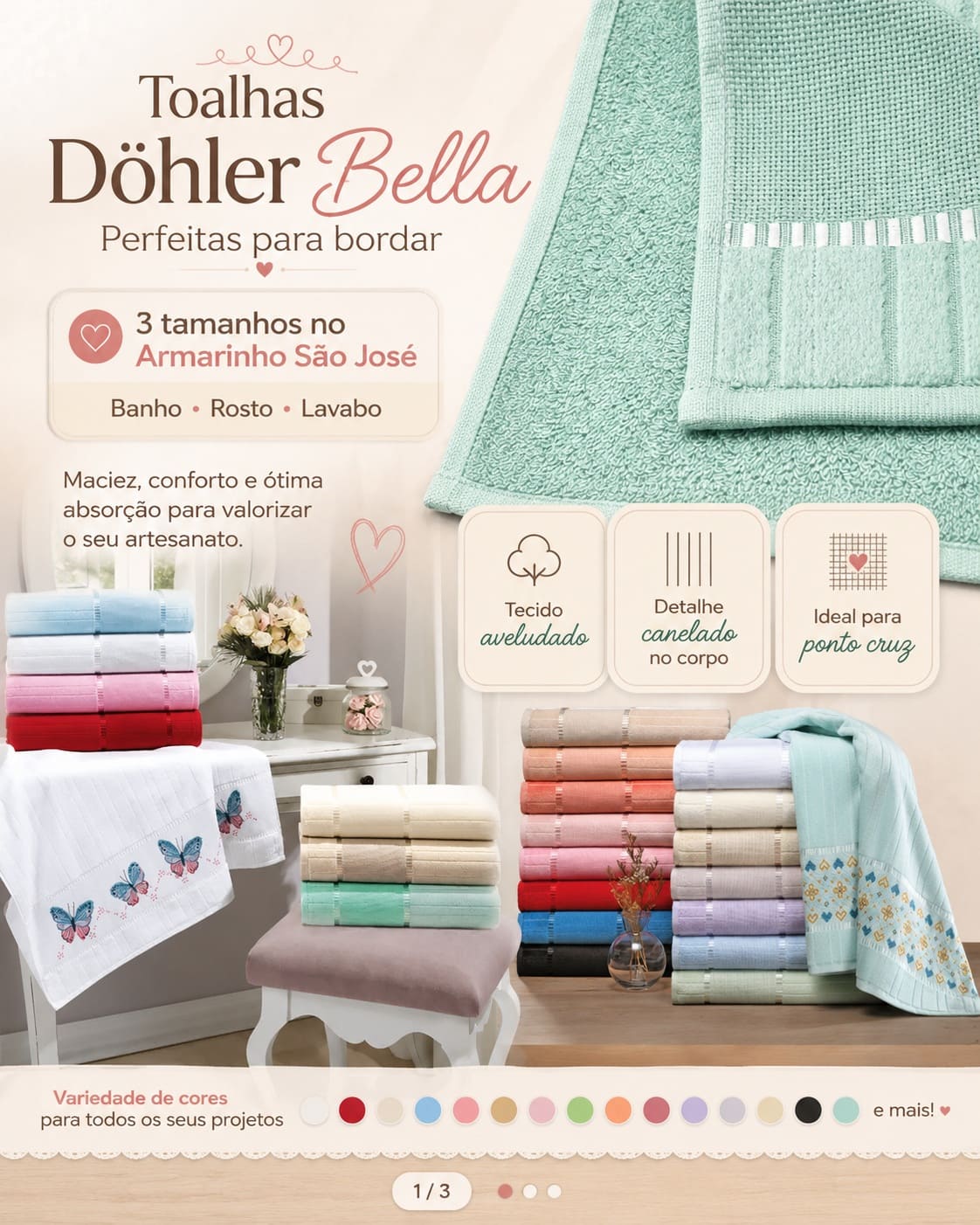 Toalha Velour Bella Döhler – foto 3